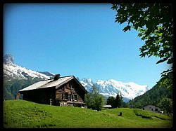 Chaîne du Mont Blanc à Argentières
