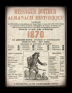 Le Messager Boiteux - Almanach de colportage Suisse